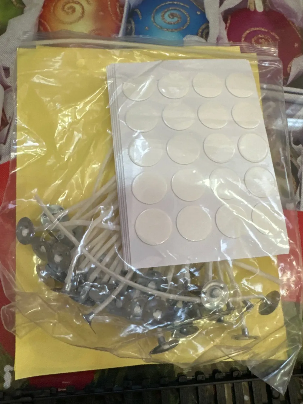 Photo posted by a verified buyer of the Waxwright candle making kit
